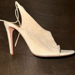 Aquazzura Suede slingback sandals